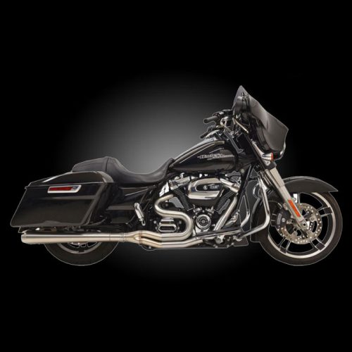 Bassani 1F21SS Road Rage lll Long Stainless 2-Into-1 Exhaust