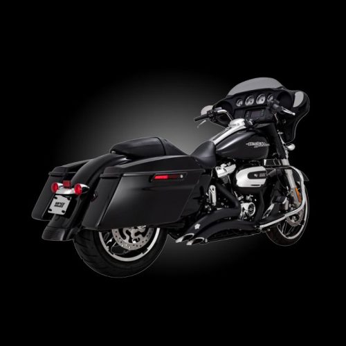 Vance & Hines 46373 Big Radius Black Exhaust System for 2017-Newer Touring Models