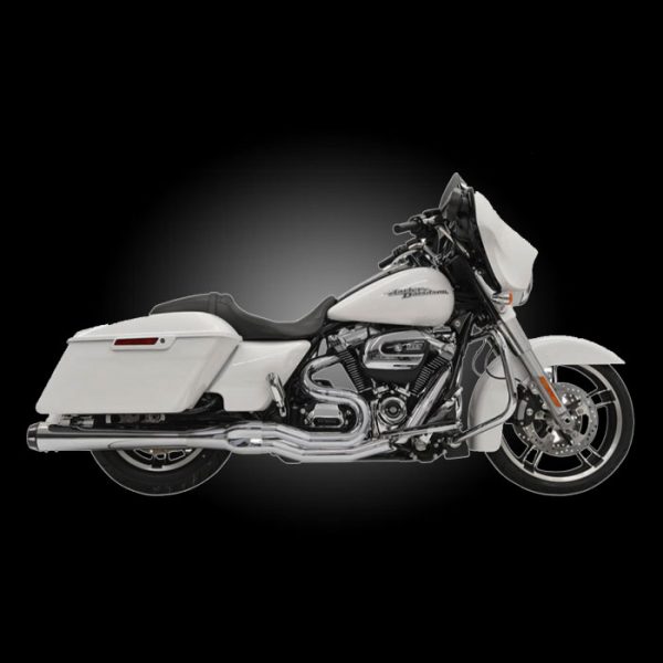 Bassani 1F51R Road Rage B4 2-Into-1 Chrome Exhaust for 2017-Newer Touring