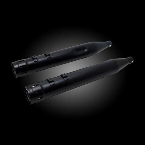 Firebrand 10-1002 Loose Cannon Black Slip-On Mufflers for Twin Cam touring
